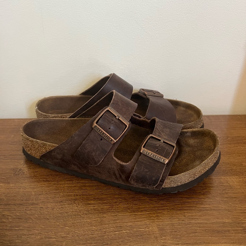 SZ 39 Birkenstock Arizona Habana Oiled Leather